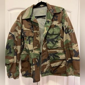 Real U.S. Army Camo Coat
